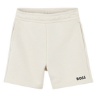 Plain fleece shorts, SAND, hi-res