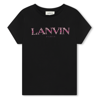 T-shirt with logo illustration LANVIN GIRL