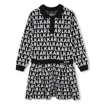 Polo dress KARL LAGERFELD KIDS GIRL