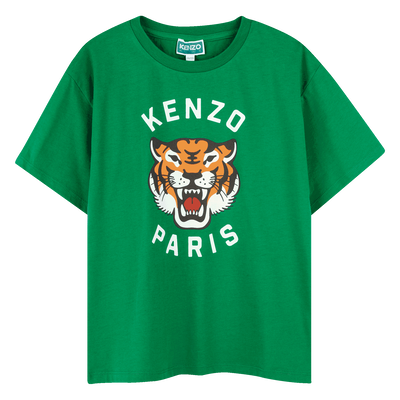 Printed cotton T-shirt KENZO KIDS BOY