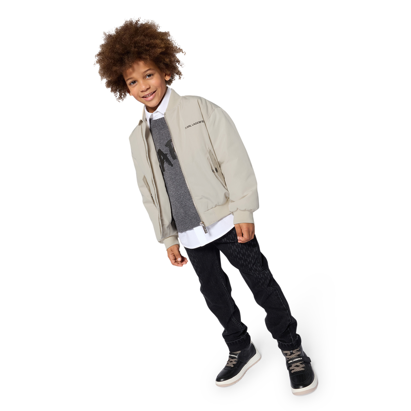 Canvas bomber KARL LAGERFELD KIDS 
                        BOY