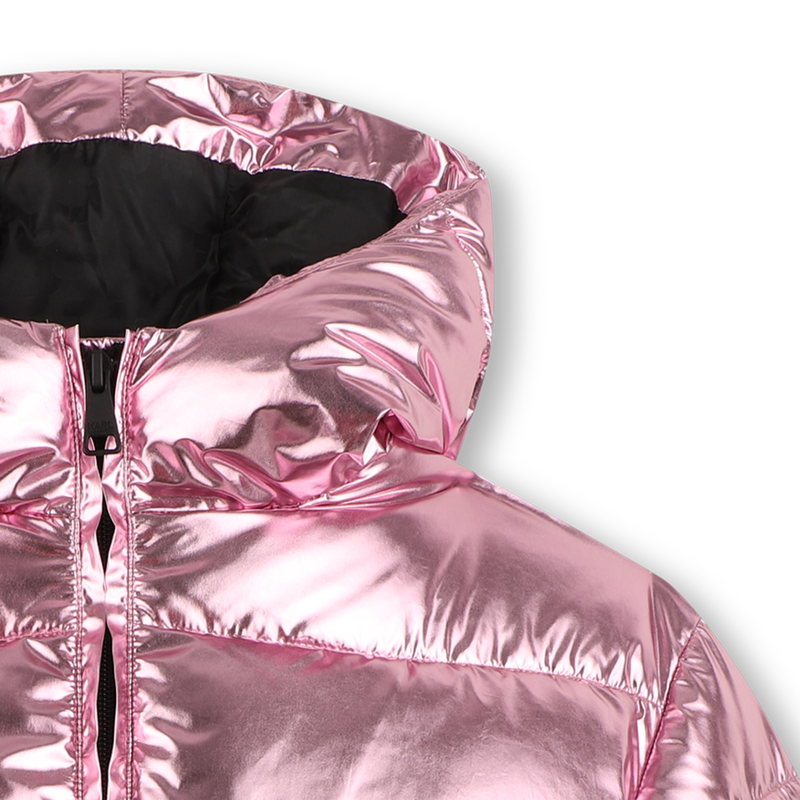 Hooded down jacket KARL LAGERFELD KIDS 
                        GIRL