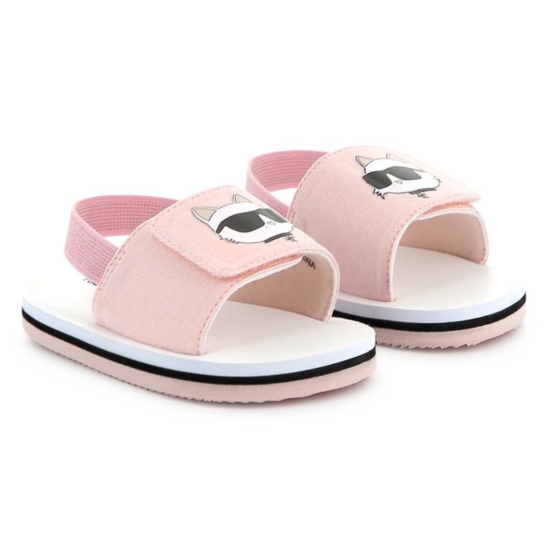 Light hook-and-loop sandals KARL LAGERFELD KIDS 
                        UNISEX