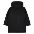Hooded parka KARL LAGERFELD KIDS 
                    BOY