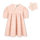 Dress + scrunchie KENZO KIDS 
                    GIRL