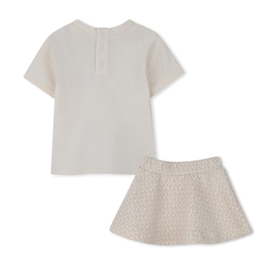 T-SHIRT AND SKIRT SET MICHAEL KORS GIRL