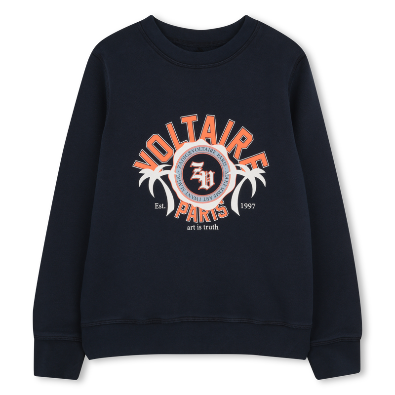 ROUND NECK SWEATSHIRT ZADIG & VOLTAIRE 
                        BOY