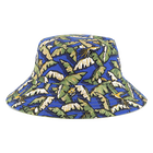 Reversible cotton bucket hat KENZO KIDS 
                    UNISEX