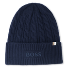 Cable knit beanie BOSS 
                    BOY