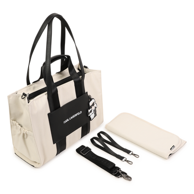Changing bag with badge KARL LAGERFELD KIDS UNISEX