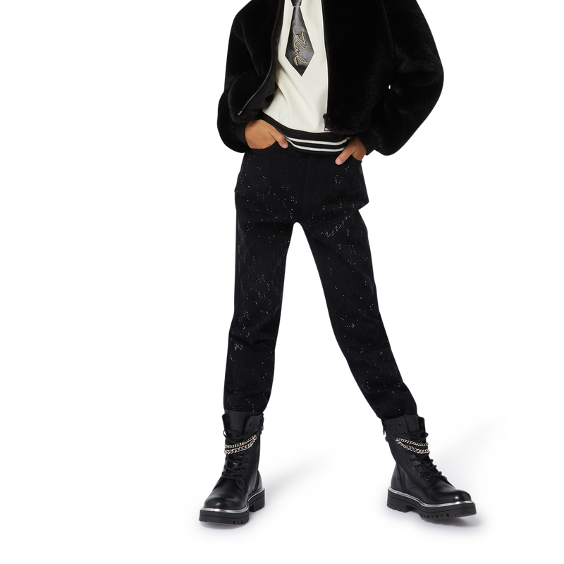 Top with illusion tie KARL LAGERFELD KIDS 
                        GIRL