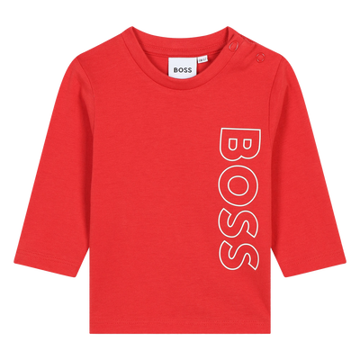 Cotton T-shirt with logo BOSS BOY