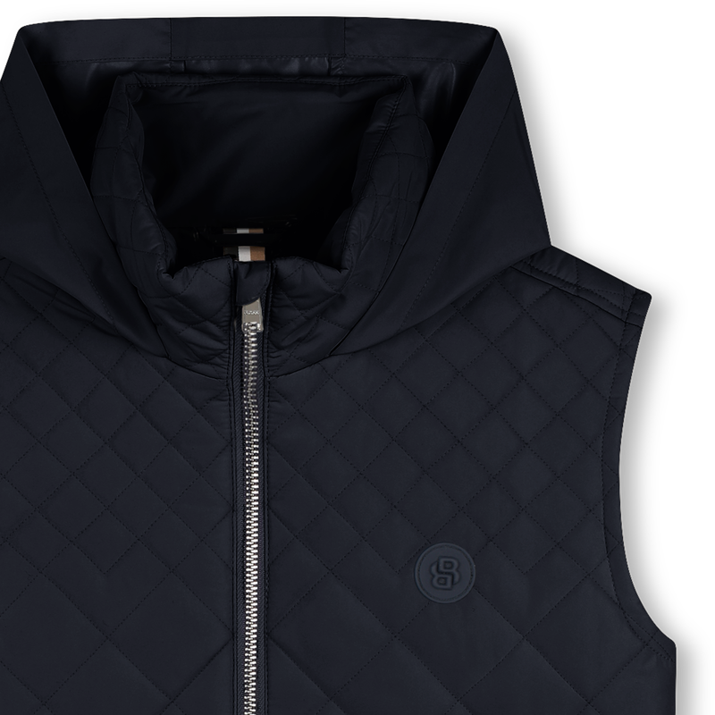 SLEEVELESS HOODED DOWN JACKET BOSS 
                        BOY