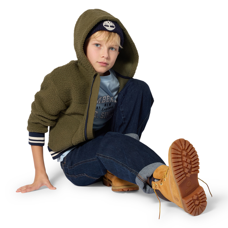 Hooded cardigan TIMBERLAND 
                        BOY