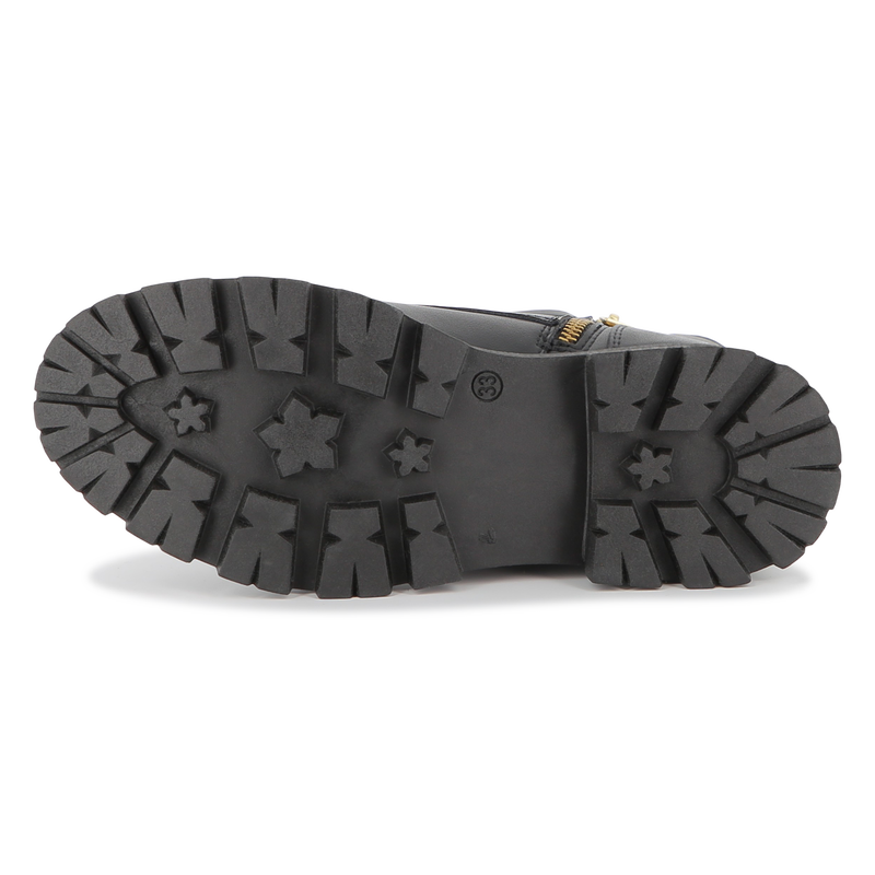 Cowhide leather lace-up boots ZADIG & VOLTAIRE 
                        GIRL