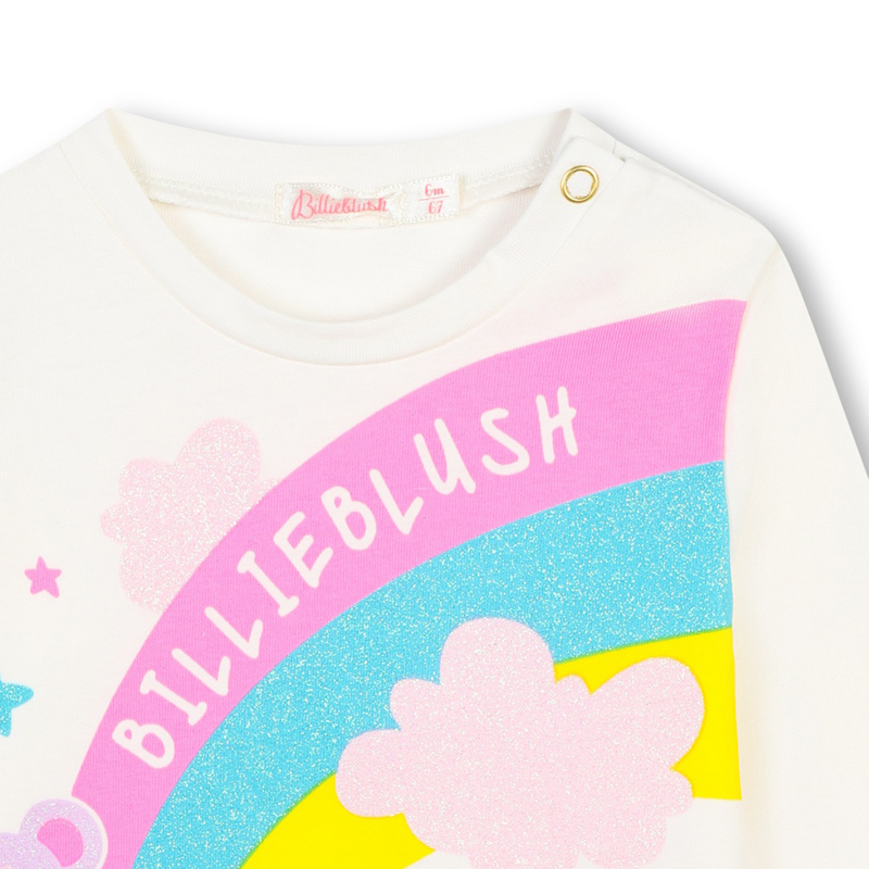 Long-sleeved cotton T-shirt BILLIEBLUSH 
                        GIRL
