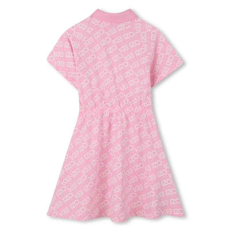 Raglan sleeve polo dress KENZO KIDS 
                        GIRL