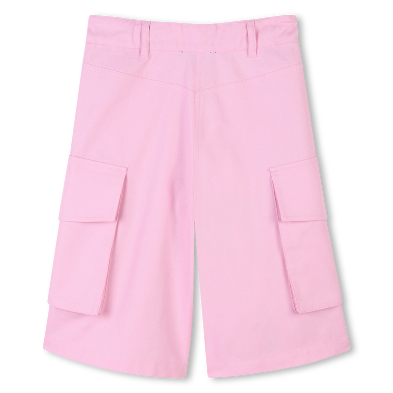 Long cotton and linen shorts DKNY 
                        GIRL