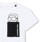 T-shirt and trousers set KARL LAGERFELD KIDS 
                    BOY