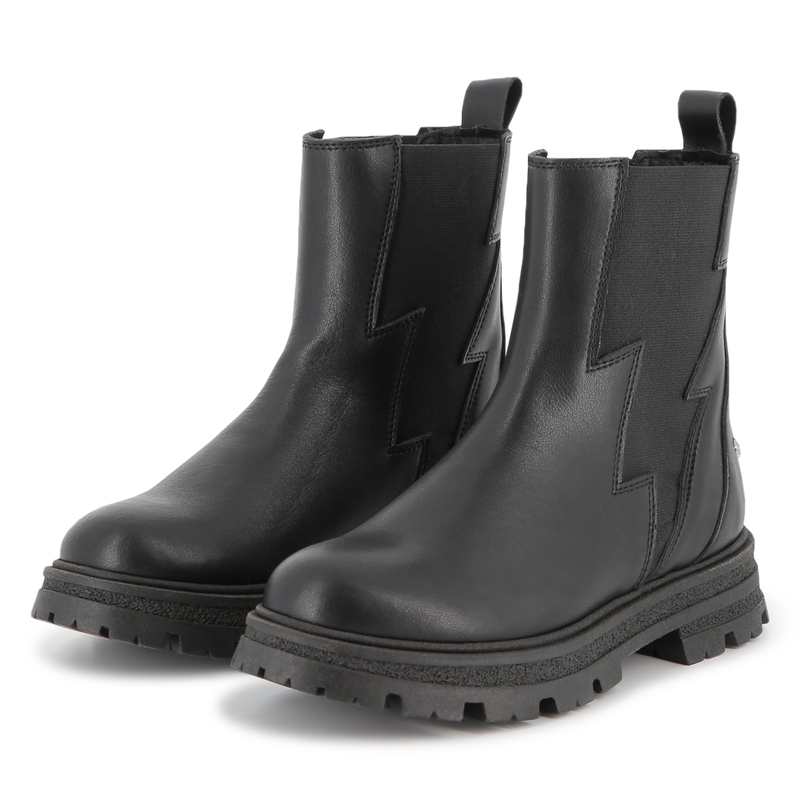 Cowhide leather Chelsea boots ZADIG & VOLTAIRE 
                        GIRL