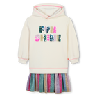 Novelty bi-material dress BILLIEBLUSH 
                    GIRL