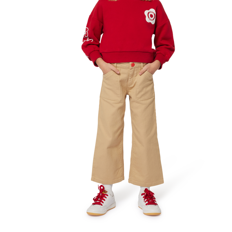 Cotton fleece sweatshirt KENZO KIDS 
                        GIRL