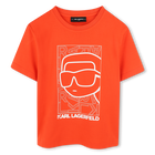 Placement print T-shirt KARL LAGERFELD KIDS 
                    BOY