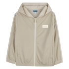 Hooded jogger sweatshirt, STONE, hi-res