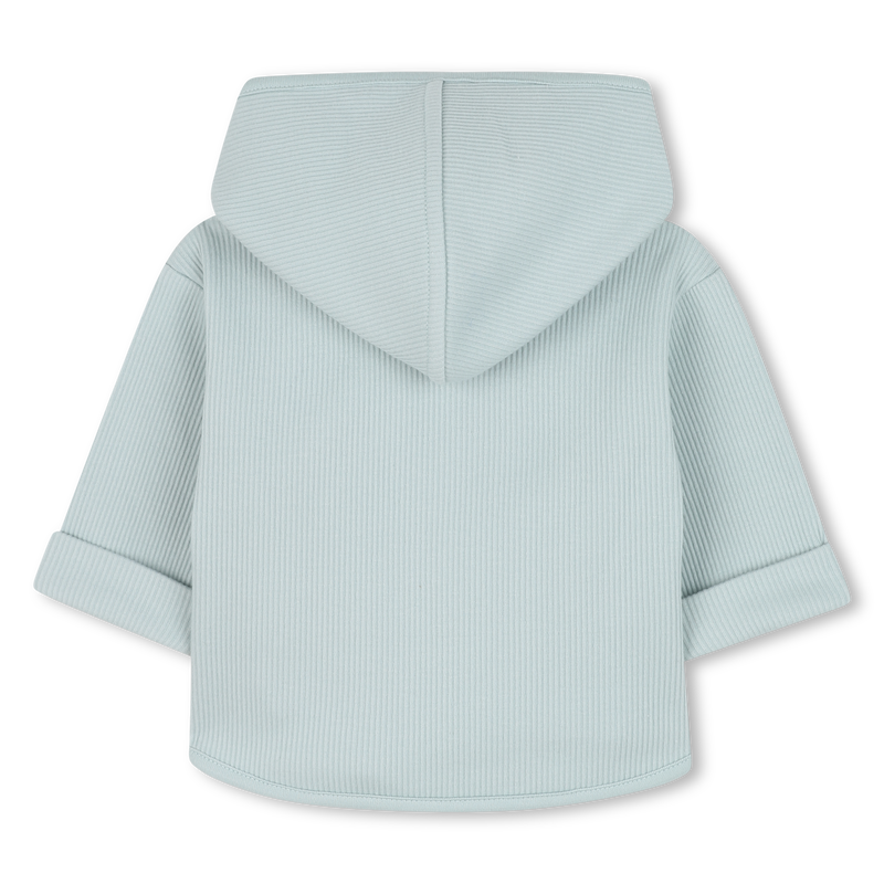 Ribbed hooded cardigan TIMBERLAND 
                        BOY