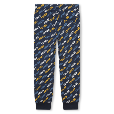 Printed jogging trousers KENZO KIDS BOY
