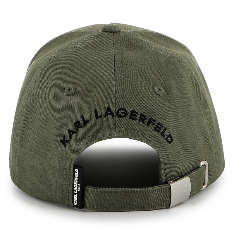Adjustable cotton cap KARL LAGERFELD KIDS 
                        BOY