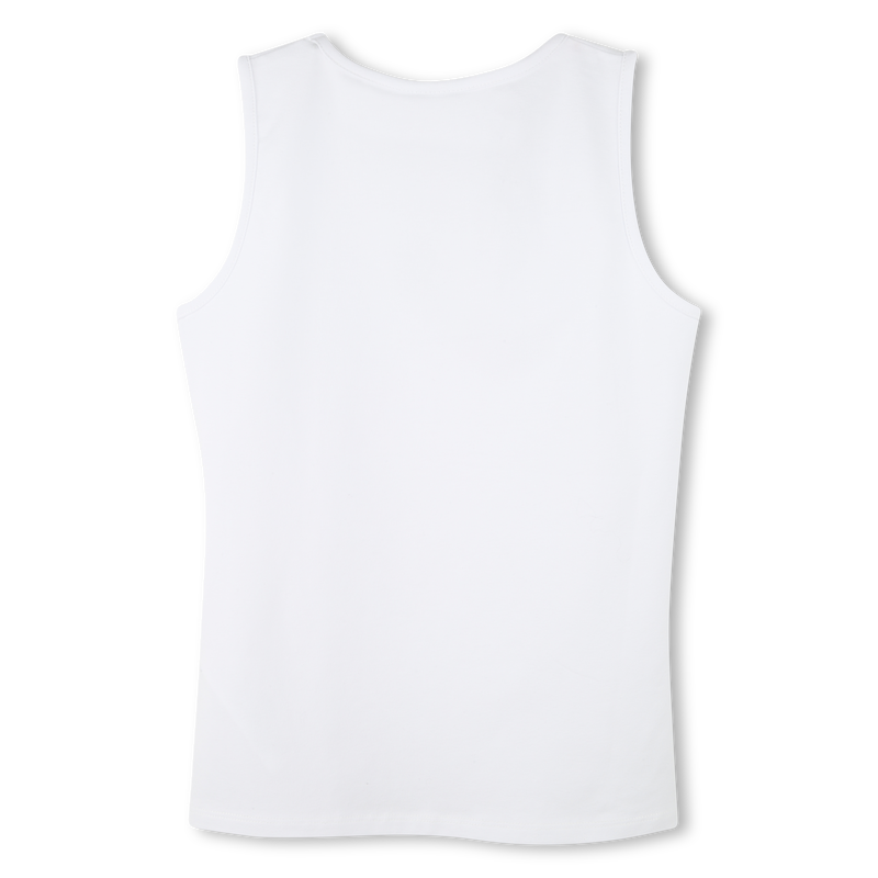 Embroidered vest top BOSS 
                        GIRL