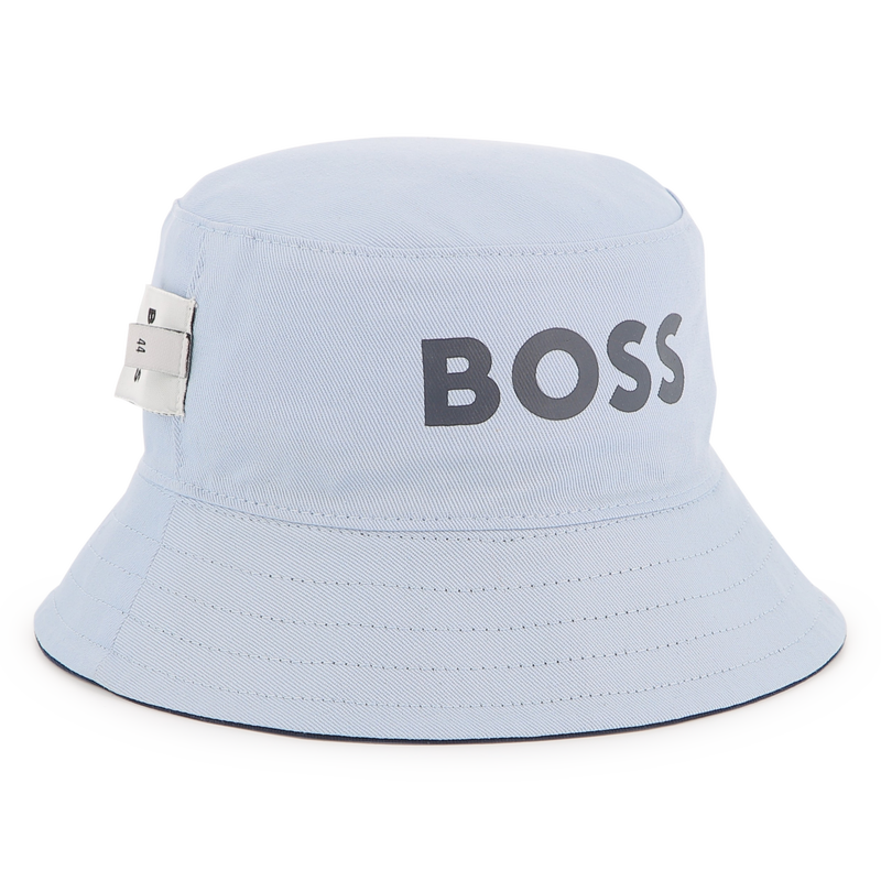 Reversible cotton bucket hat BOSS 
                        BOY