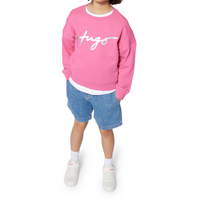 Fleece sweatshirt HUGO GIRL