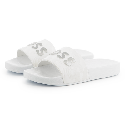 Sliders with textured logo BOSS BOY