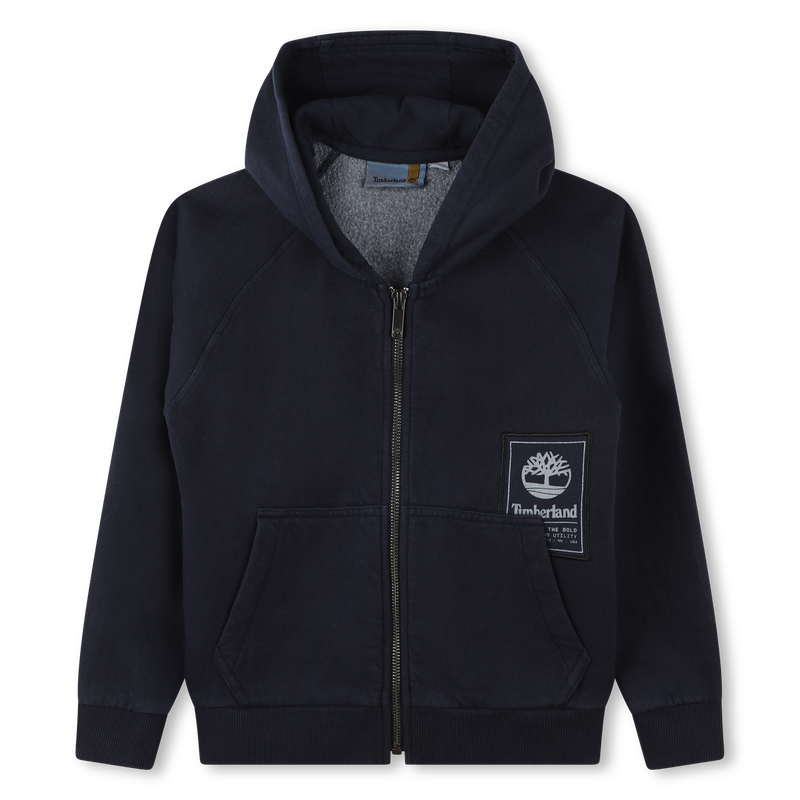 Hooded fleece cardigan TIMBERLAND 
                        BOY
