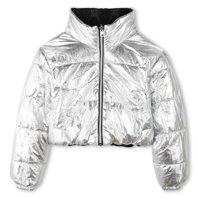 Reversible cropped puffer HUGO 
                        GIRL