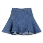 Denim skirt GIVENCHY 
                    GIRL