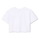 Cropped T-shirt with diamant&eacute;s MARC JACOBS 
                    GIRL