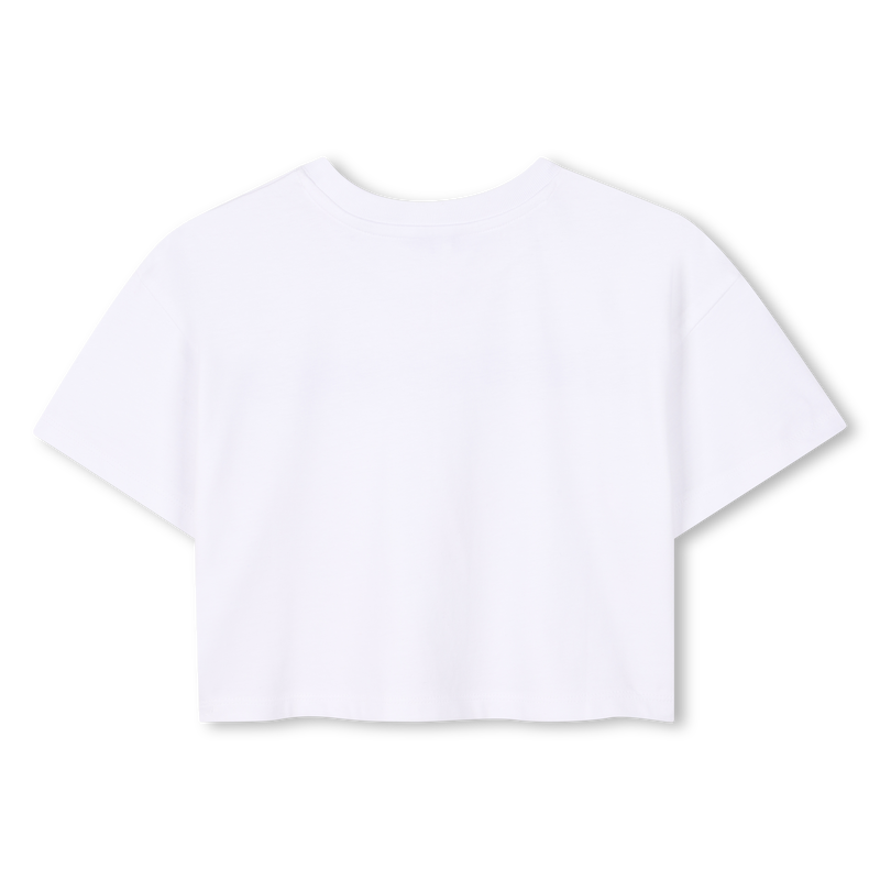 Cropped T-shirt with diamant&eacute;s MARC JACOBS 
                        GIRL