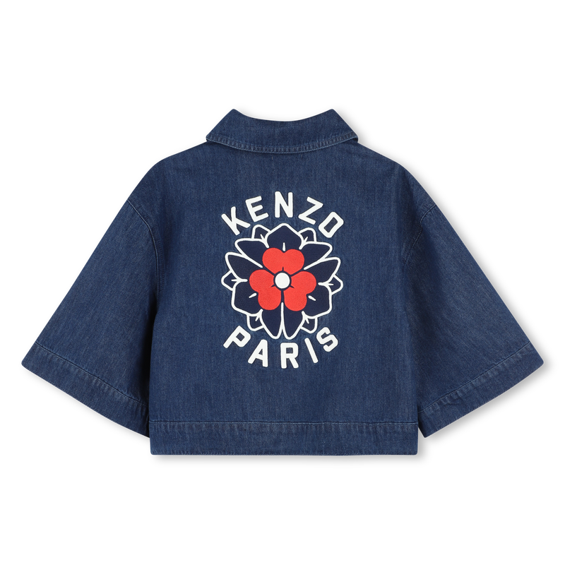 Embroidered denim jacket