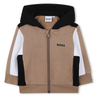 Hooded cardigan, COOKIE, hi-res