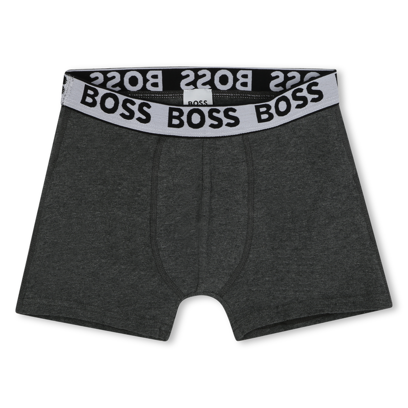 Set of 3 cotton boxer shorts BOSS 
                        BOY