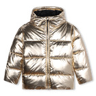 Hooded water-repellent parka KARL LAGERFELD KIDS 
                    GIRL