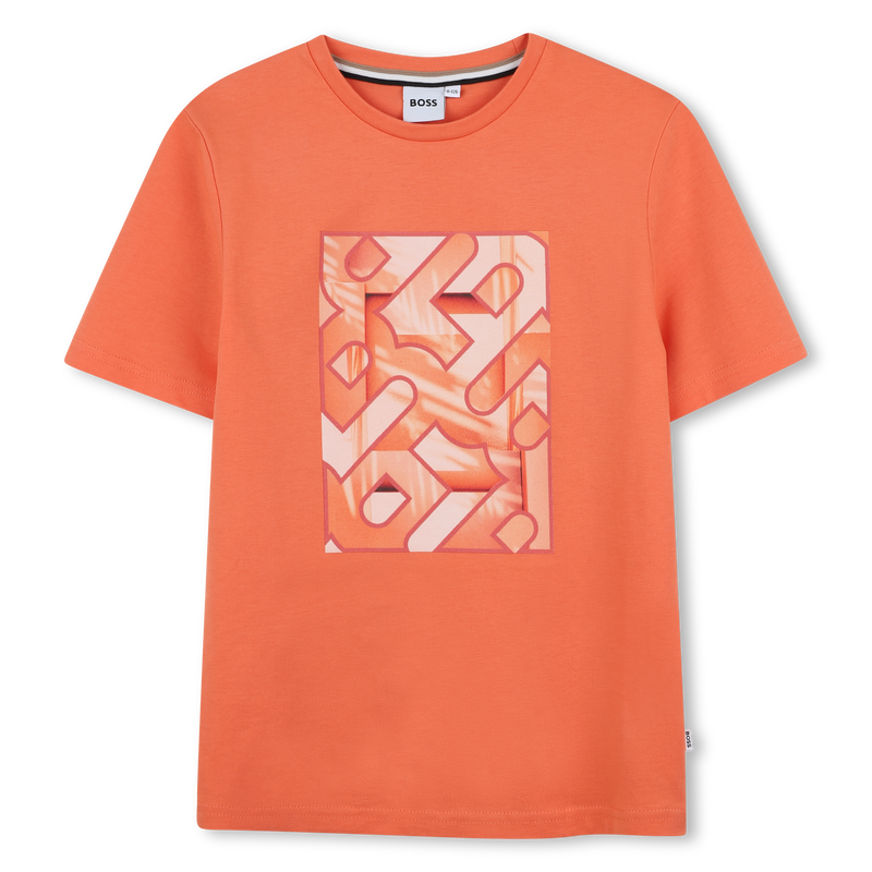 Short-sleeved cotton T-shirt BOSS 
                        BOY