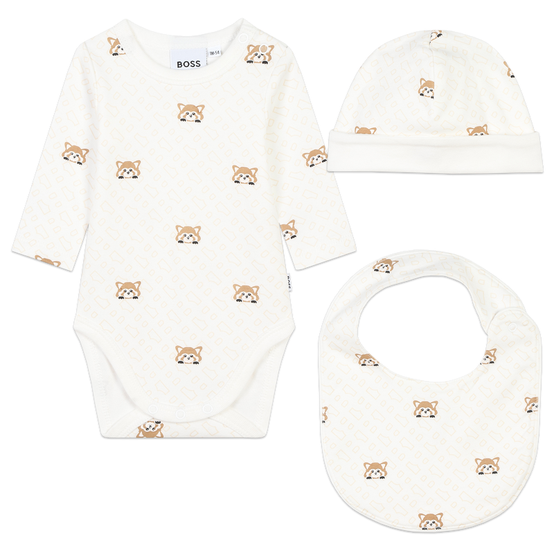 Red panda print set BOSS 
                        UNISEX
