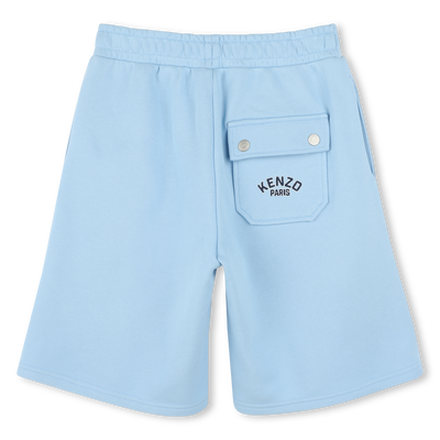 Cotton fleece Bermuda shorts KENZO KIDS BOY