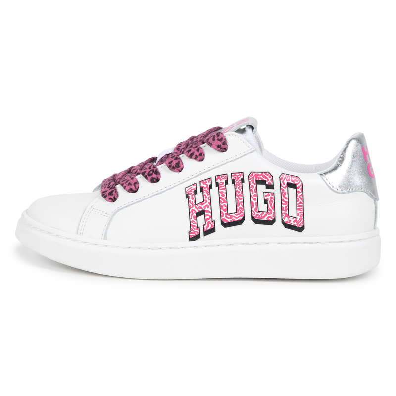Printed lace-up trainers HUGO 
                        GIRL