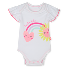 Short-sleeved cotton bodysuit BILLIEBLUSH 
                    GIRL
