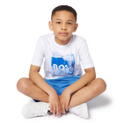 Short-sleeved cotton T-shirt BOSS 
                    BOY